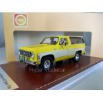 GREAT ICONIC-MODELS 1/43 CHEVROLET BLAZER K5 1973 OPEN TOP YELLOW ART. GIM070A
