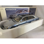 AUTOART 1/18 MAYBACH 62 LWB 2005 SILVER/AZUR MET ART.76163
