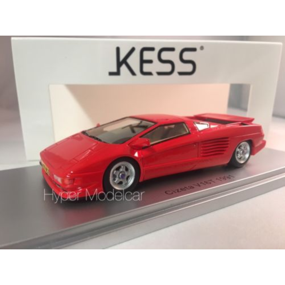 KESS MODEL 1/43 CIZETA V16T 6,4 16cil 64v 1991 RED ART. KE43048000