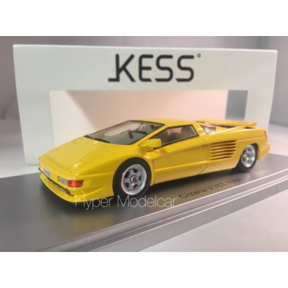KESS MODEL 1/43 Cizeta V16T 6,4 16cil 64v 1991 Yellow Art. KE43048002
