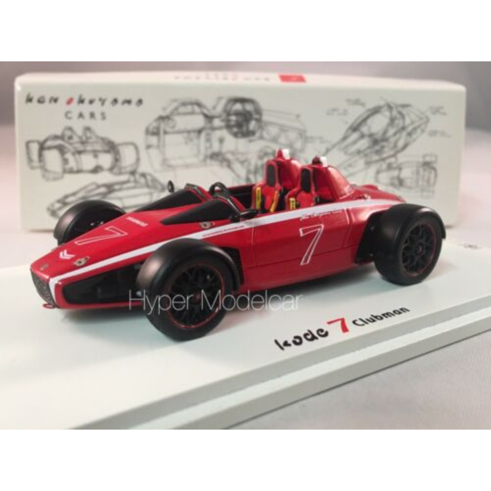 Spark 1/43 Kode 7 Clubman #7 Ken Okuyama Design Red 500 Pcs Art. SJ028