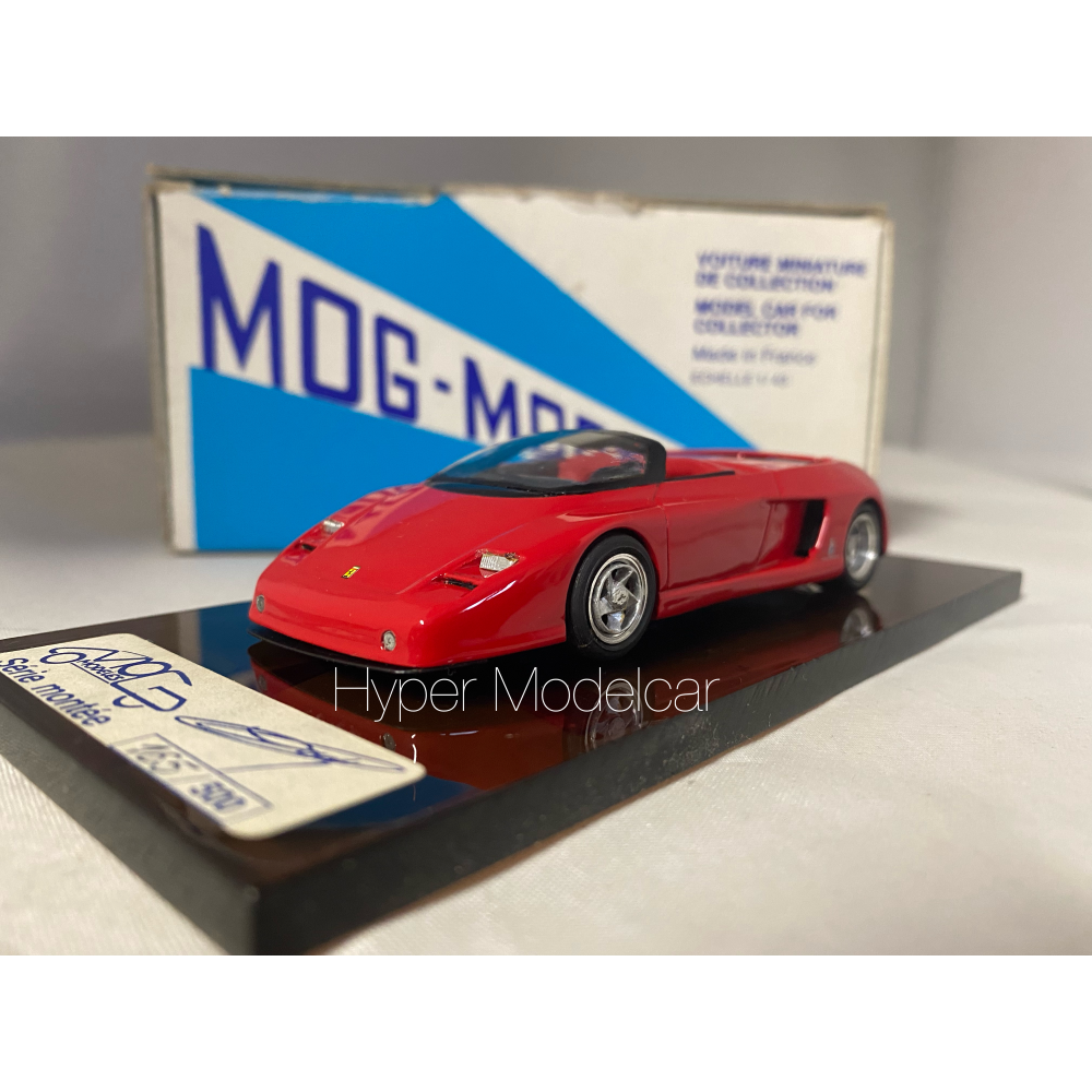 MOG-MODELS 1/43 FERRARI MYTHOS PININFARINA 1989 RED REF. 25