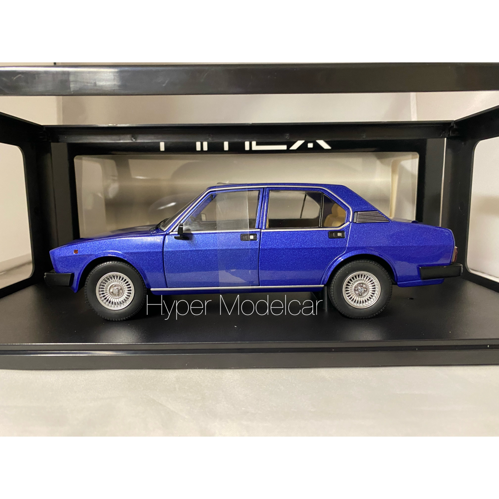 MITICA 1/18 ALFA ROMEO ALFETTA BERLINA 2000L 1978 BLUE MITICA200014-D