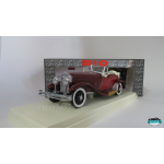 RIO- MODELS 1/43  ISOTTA FRASCHINI TORPEDO CABRIOLET CASTAGNA 1930 BORDEAUX BEIGE ART.4366/2