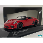 MINICHAMPS 1/43 PORSCHE 911 991 SPEEDSTER CABRIOLET 2019 DARK RED ART. 410061131