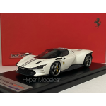 LOOKSMART 1/43 FERRARI DAYTONA SP3 CLOSED ROOF 2022 WHITE ART. LS535B