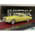 MATRIX 1/43 STUDEBAKER POWER HAWK 195 1956 YELLOW/WHITE  MX21805-012