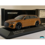 MINICHAMPS 1/43 AUDI RS6 AVANT 2019 BROWN MET ART.410018018