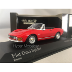 MINICHAMPS 1/43 FIAT DINO SPIDER 1972 RED ART.400121430