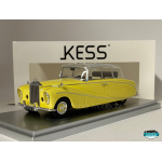 KESS MODEL 1/43 ROLLS ROYCE SILVER WRAITH PERSPEX TOP 1956 YELLOW KE43049051