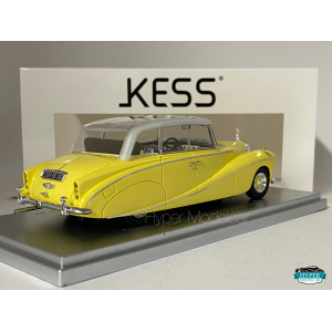KESS MODEL 1/43 ROLLS ROYCE SILVER WRAITH PERSPEX TOP 1956 YELLOW KE43049051