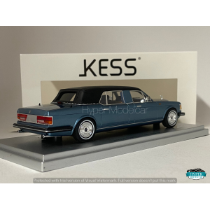 KESS MODEL 1/43 ROLLS ROYCE SILVER SPUR LANDAULETTE CLOSED 1987 BLUE KE43049031