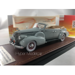 GLM 1/43 CADILLAC V16 SERIES 90 FLEETWOOD SEDAN CONV. OPEN 1938 GREY GLM124503