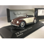Minichamps 1/43 VOLKSWAGEN HEBMULLER CABRIOLET 1949 BROWN/CREME 430052136