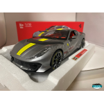 BURAGO 1/18 FERRARI 812 COMPETIZIONE 2021 GREY MET ART.18-01647