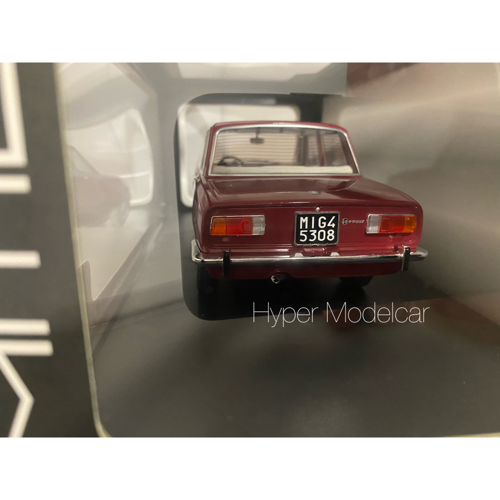 MITICA 1/18 ALFA ROMEO 1750 BERLINA 2-SERIES 1969 PRUGNA ART. MITICA200001-D