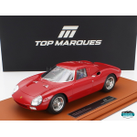 TOPMARQUES 1/18 FERRARI 250 LM STREET VERSION 1965 RED Art. TOP137C