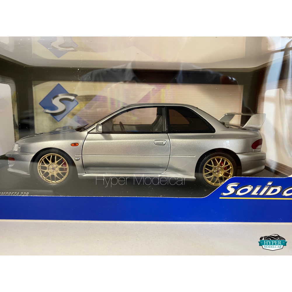 SOLIDO 1/18 SUBARU IMPREZA 22B 1998 SILVER ART.1807408