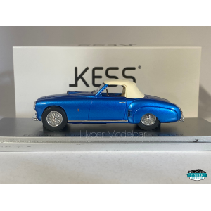 KESS MODEL 1/43 FERRARI 212 INTER GHIA CABRIOLET CLOSED 1956 BLUE MET. ART. KE43056011