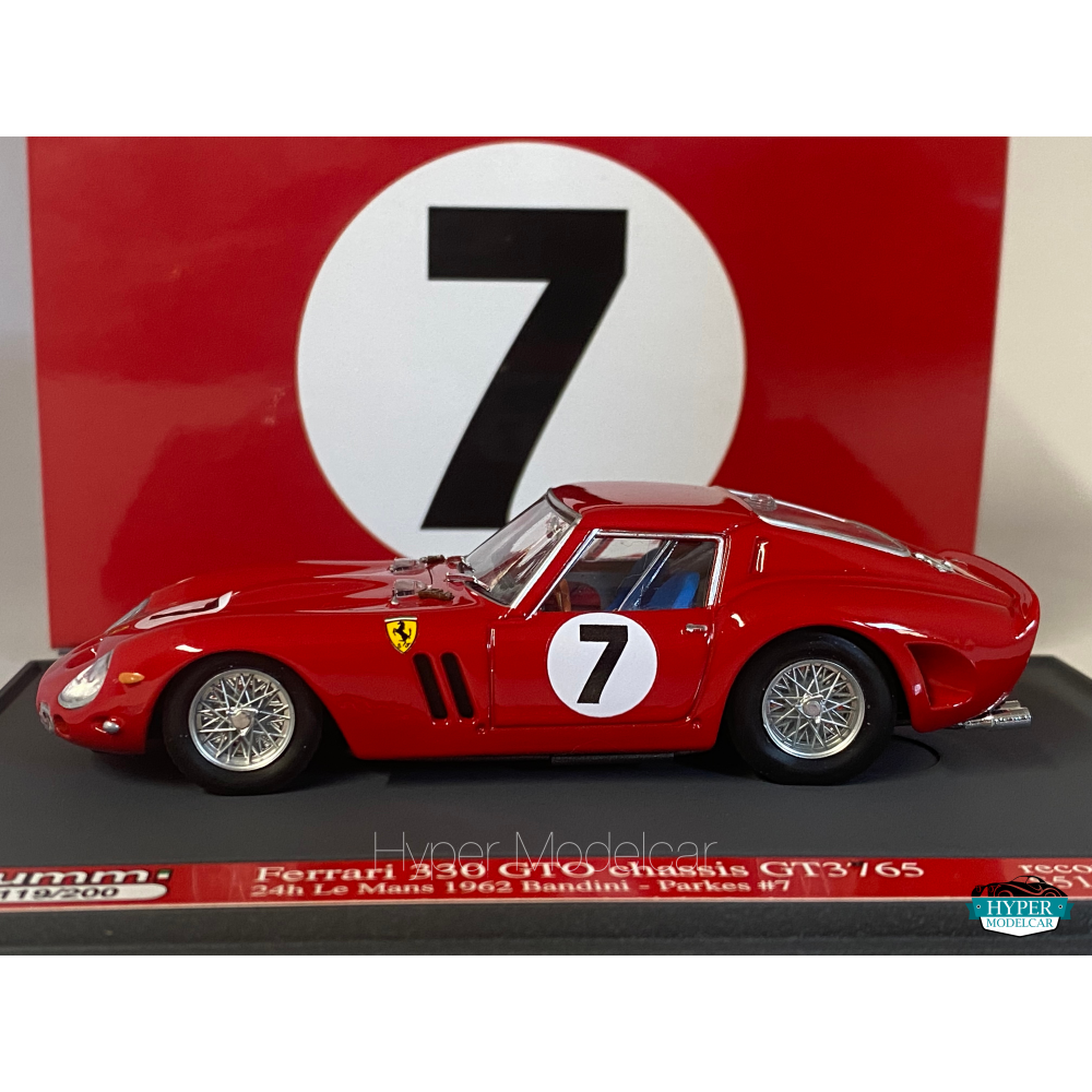 BRUMM 1/43 FERRARI 330 GTO #7 24H LE MANS 1962 ASTA RECORD  ART.S25/11