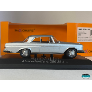 MINICHAMPS 1/43 MERCEDES-BENZ 280 SE 3.5 COUPÈ 1970 SILVER ART.940038120