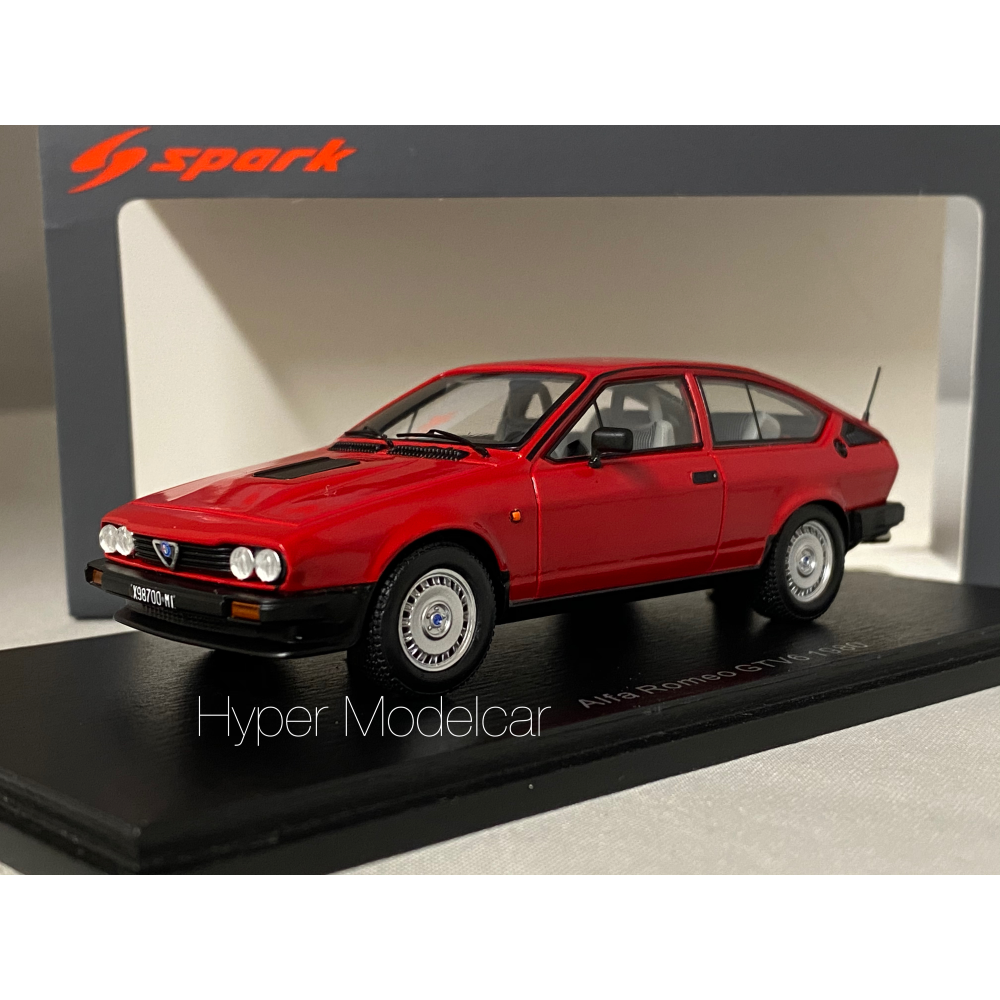 SPARK MODEL 1/43 ALFA ROMEO ALFETTA GTV6 1980 RED ART.S9047
