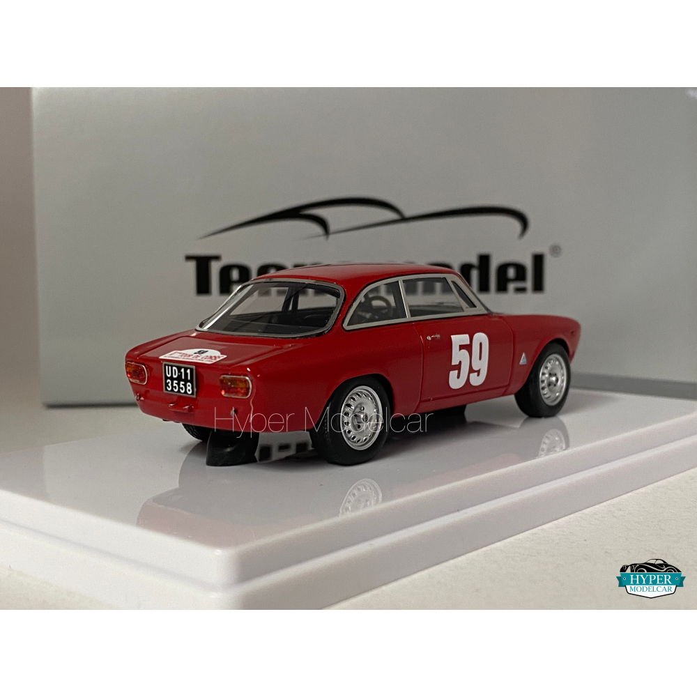 TECNOMODEL 1/43 ALFA ROMEO GIULIA 1600 SPRINT GTA #59 TOUR DE CORSE 1965 TM43-27E