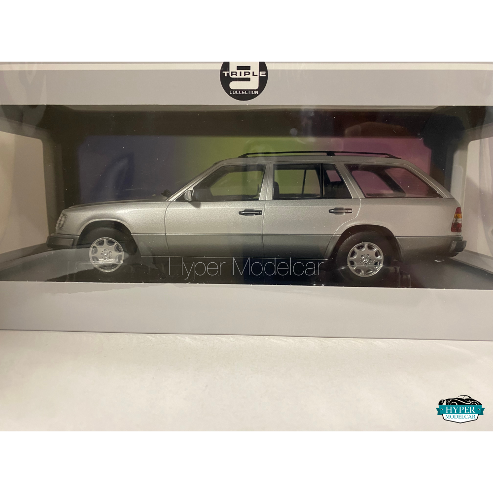 TRIPLE9 1/18 MERCEDES-BENZ E-CLASS S124 T-MODEL 300TD 1995 SILVER ART.1800361