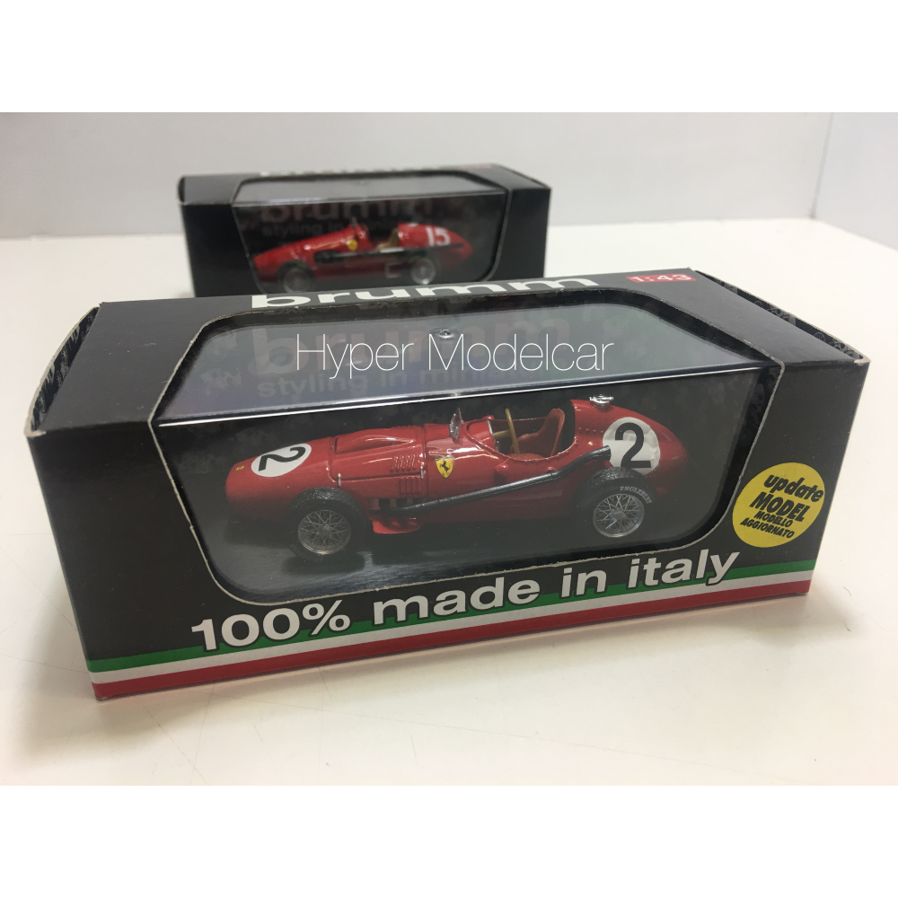 BRUMM 1/43 FERRARI D246 GP GRAN BRETAGNA 1958 2TH M. HAWTHORN ART.R068