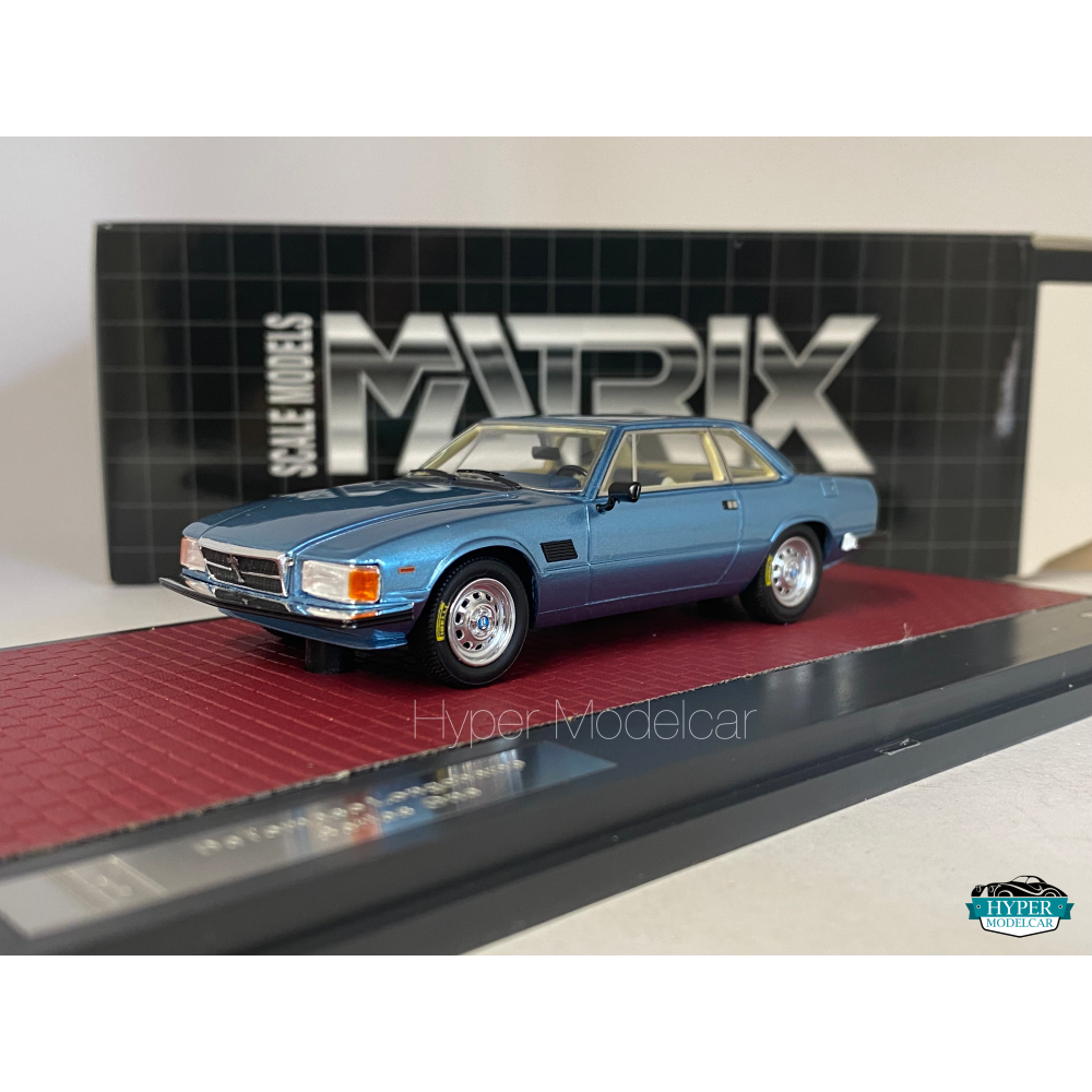 MATRIX SCALE MODELS 1/43 DE TOMASO LONGCHAMP 1S 1972 BLUE MET ART. MX40404-023
