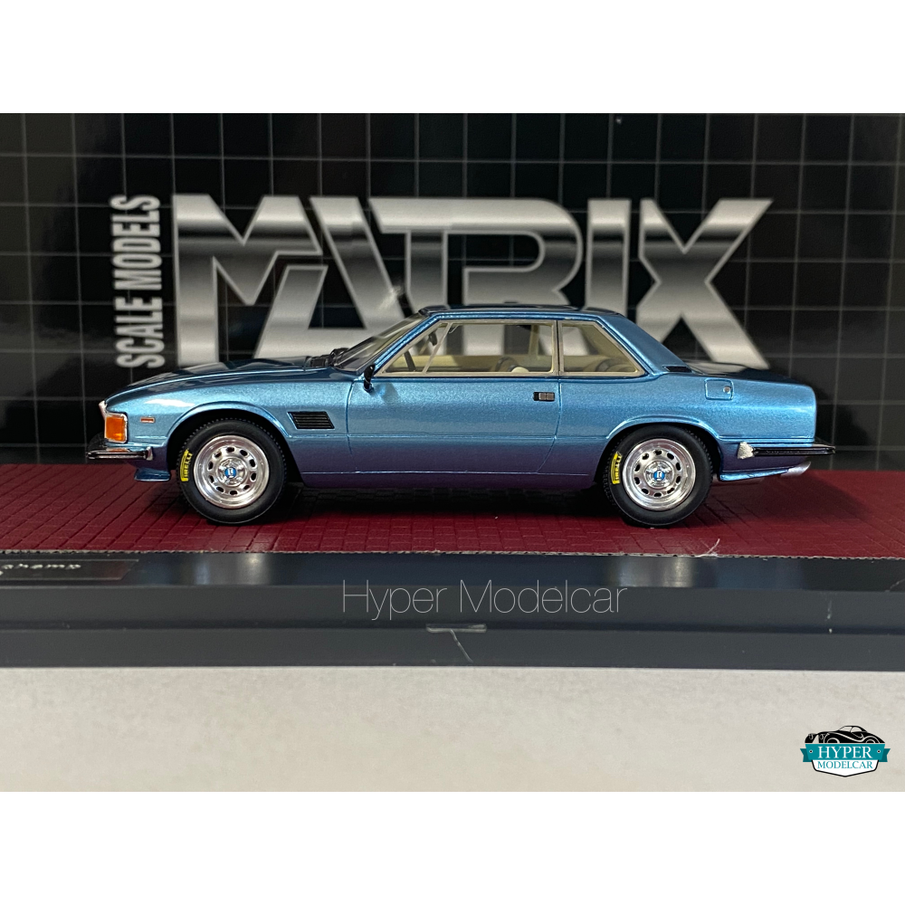 MATRIX SCALE MODELS 1/43 DE TOMASO LONGCHAMP 1S 1972 BLUE MET ART. MX40404-023