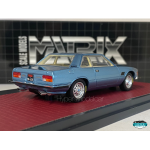 MATRIX SCALE MODELS 1/43 DE TOMASO LONGCHAMP 1S 1972 BLUE MET ART. MX40404-023