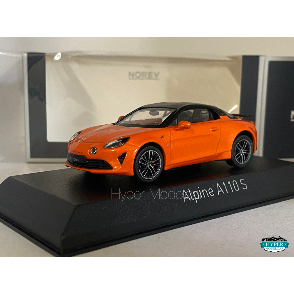NOREV 1/43 ALPINE A110 S PACK AERO 2022 ORANGE  ART.517869