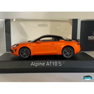 NOREV 1/43 ALPINE A110 S PACK AERO 2022 ORANGE  ART.517869
