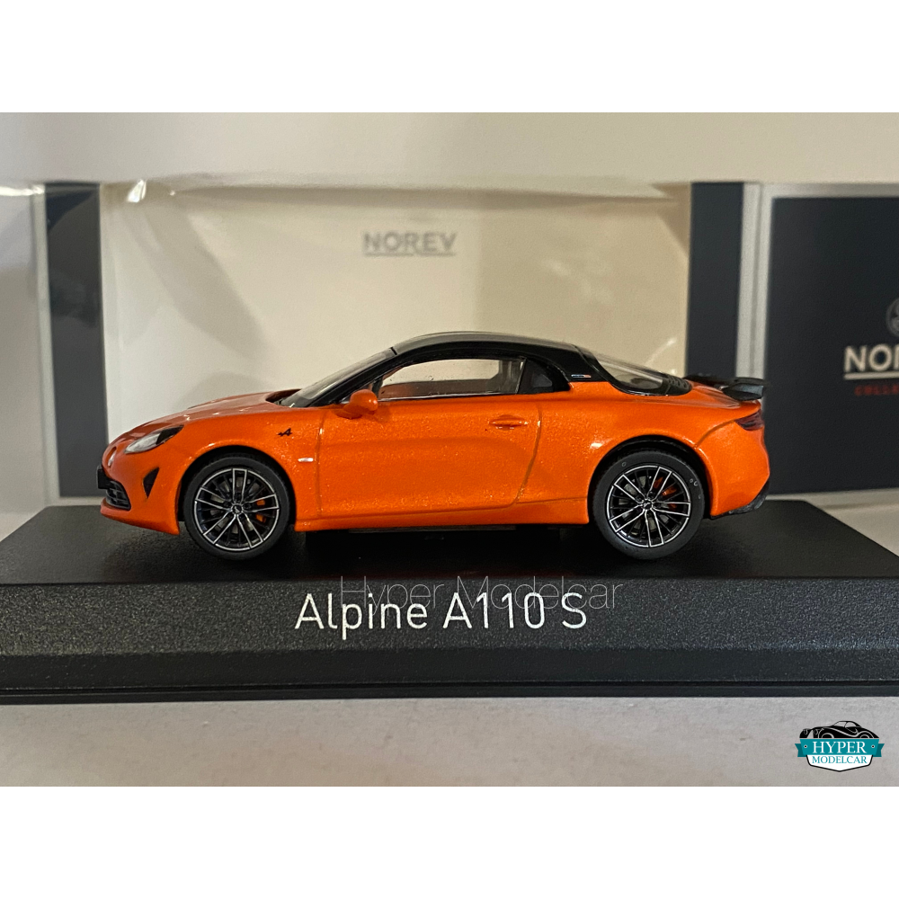 NOREV 1/43 ALPINE A110 S PACK AERO 2022 ORANGE  ART.517869