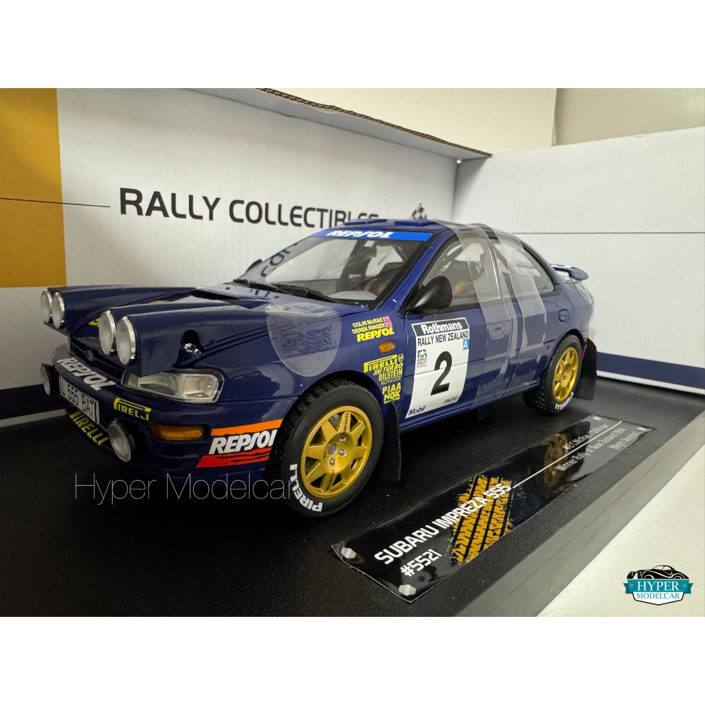 SUN STAR 1/18 SUBARU IMPREZA #2 WINNER RALLY NEW ZEALAND 1994 ART.05521