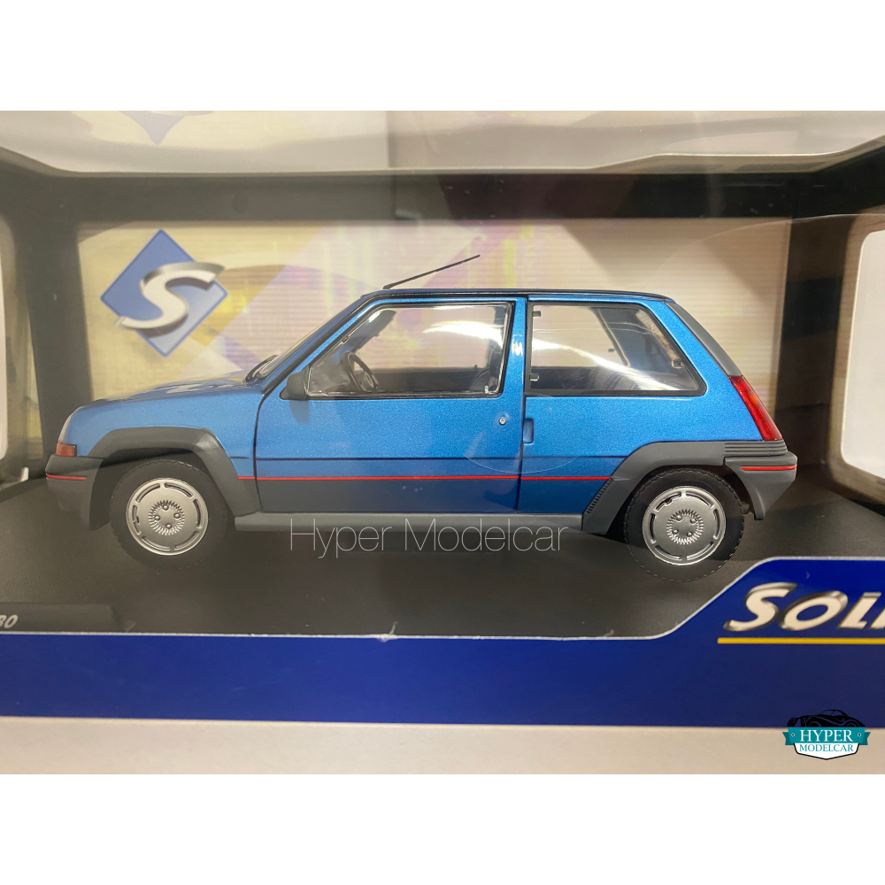 SOLIDO 1/18 RENAULT R5 GT TURBO MKI ALPINE BLUE 1985 ART.1810004