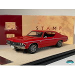 STAMP-MODELS 1/43 CHEVROLET CHEVELLE SS 396 COUPE 1969 RED STM692004
