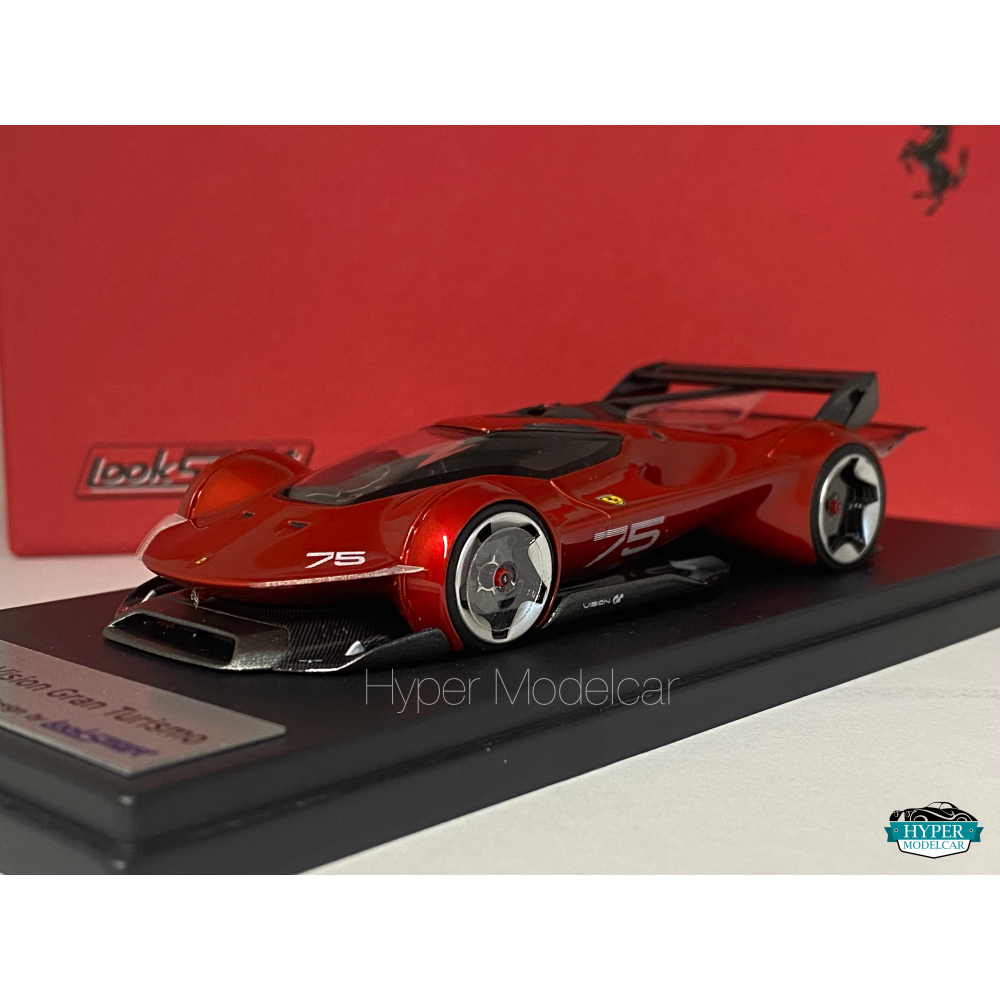 LOOKSMART 1/43 FERRARI VISION GRAN TURISMO #75 2024 ROSSO MAGMA ART. LS546B