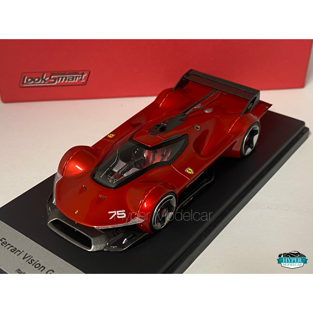 LOOKSMART 1/43 FERRARI VISION GRAN TURISMO #75 2024 ROSSO MAGMA ART. LS546B