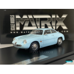 MATRIX SCALE MODELS 1/43 ALFA ROMEO GIULIETTA SZ COUPE 1961 LIGHT BLUE MX40102-253
