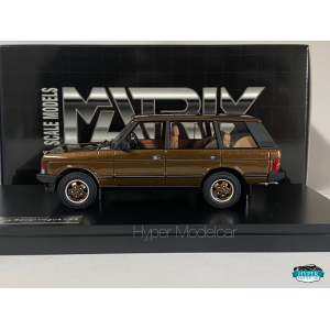 MATRIX SCALE MODELS 1/43 LAND ROVER RANGE ROVER VOGUE LSE 1992 BROWN MET MX41208-032