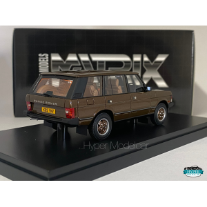 MATRIX SCALE MODELS 1/43 LAND ROVER RANGE ROVER VOGUE LSE 1992 BROWN MET MX41208-032