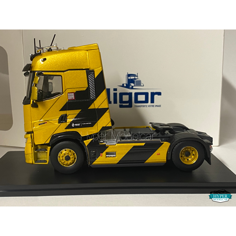 ELIGOR 1/43 RENAULT TS26 TRACTOR TRUCK 2-ASSI 2023 GOLD YELLOW ART.118422