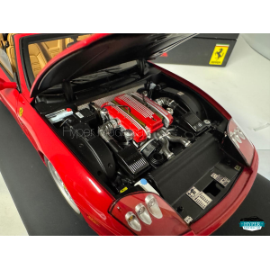 SUPER ELITE HOT WHEELS 1/18 FERRARI SUPERAMERICA 2004 RED ART.K4147-0510