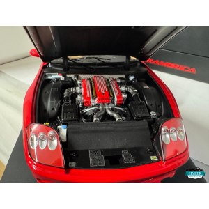 SUPER ELITE HOT WHEELS 1/18 FERRARI SUPERAMERICA 2004 RED ART.K4147-0510