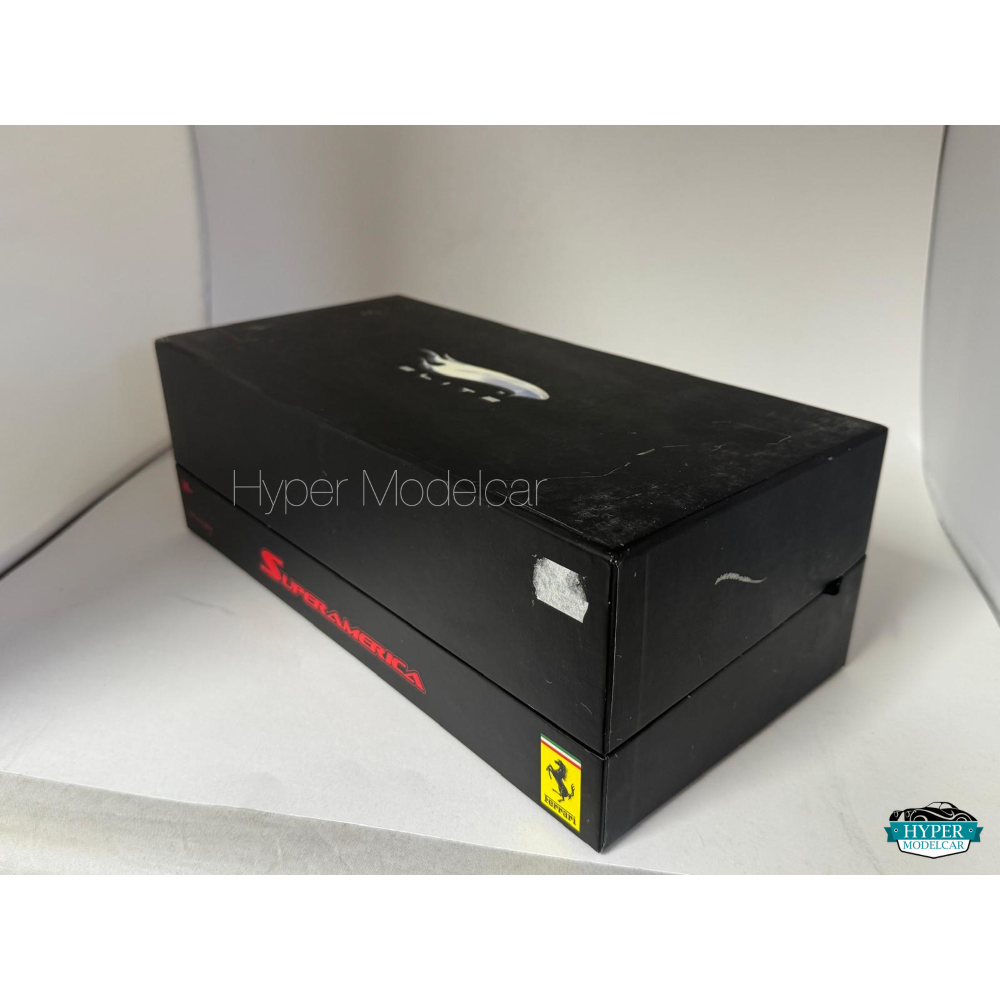 SUPER ELITE HOT WHEELS 1/18 FERRARI SUPERAMERICA 2004 RED ART.K4147-0510