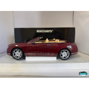 MINICHAMPS 1/18 BENTLEY CONTINENTAL GTC 2006 DARK RED ART.100139030