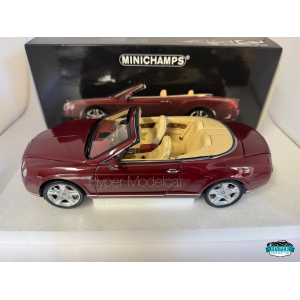 MINICHAMPS 1/18 BENTLEY CONTINENTAL GTC 2006 DARK RED ART.100139030