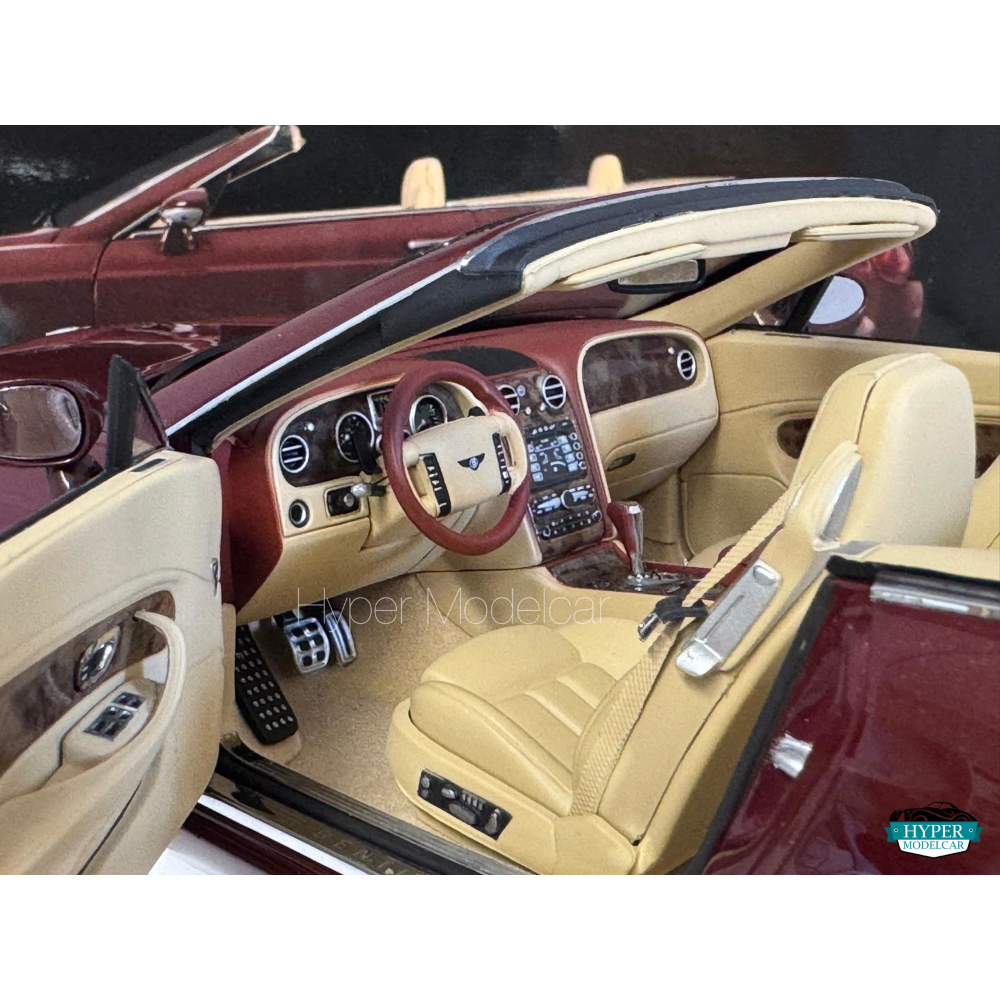 MINICHAMPS 1/18 BENTLEY CONTINENTAL GTC 2006 DARK RED ART.100139030